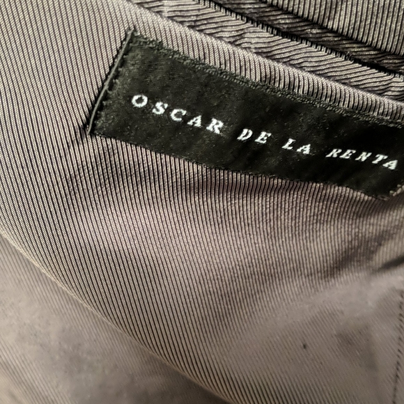 Oscar de la Renta 3-pc suit, wool+cashmere 42S W36 - Picture 7 of 9